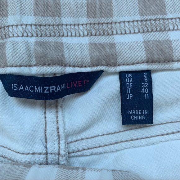 NWOT Isaac Mizrahi Gingham Pull-on Jean - Picture 12 of 15